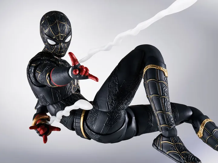 Spider-Man: No Way Home S.H.Figuarts Spider-Man (Black & Gold Suit ...