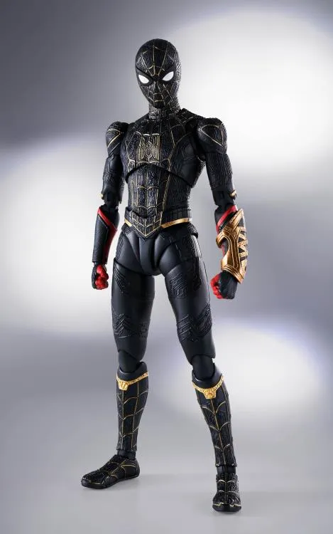 Spider-Man: No Way Home S.H.Figuarts Spider-Man (Black & Gold Suit ...