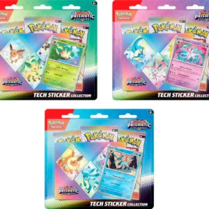 Pokemon Card Game Prismatic Evolutions Tech Sticker Collection